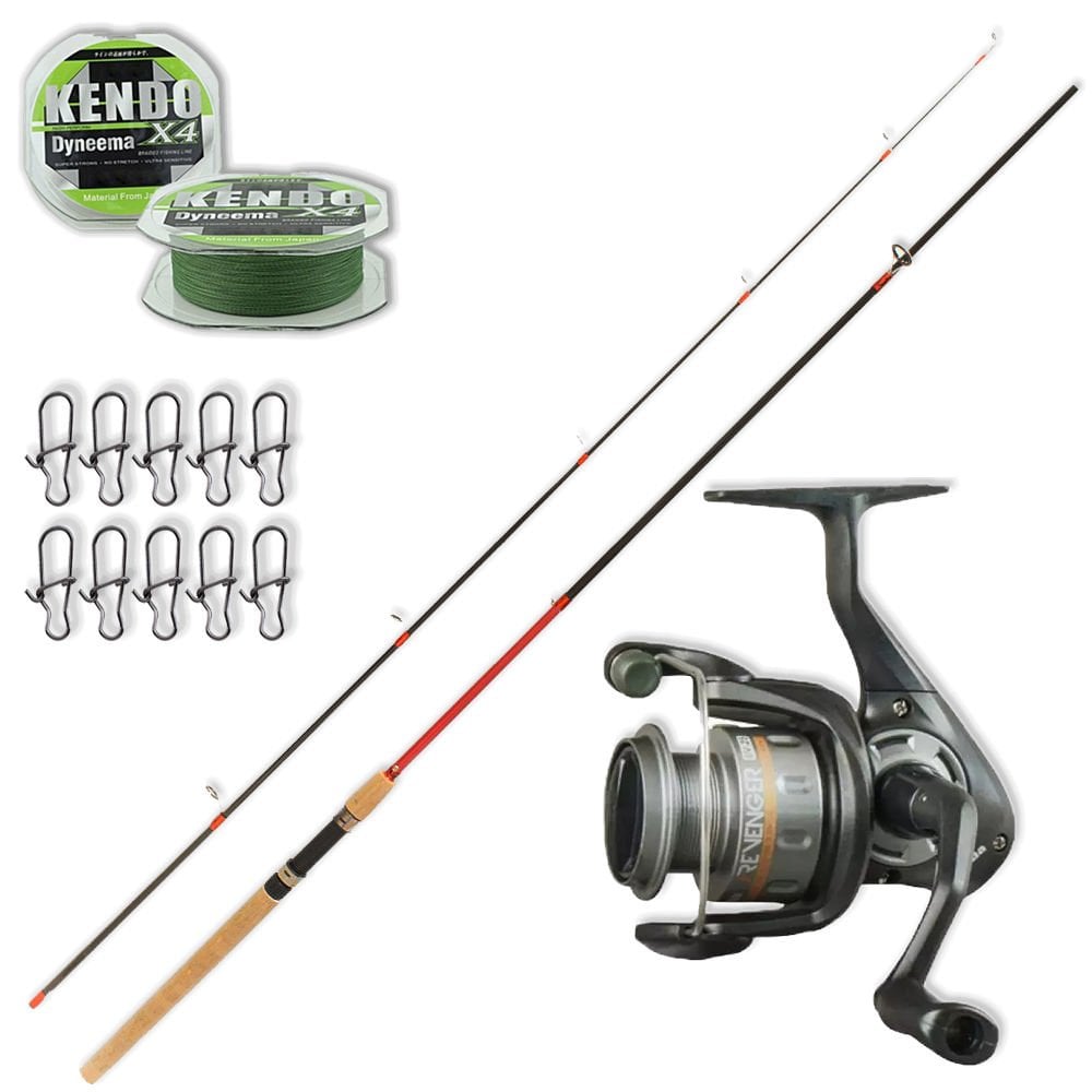 Okuma Revenger 40 - Remixon Red Zoom 270 cm Spin Olta Seti