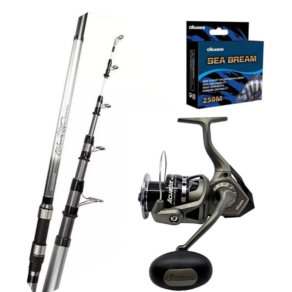 Okuma Acuador 6000 - Okuma Wave Power 420 cm Surf Olta Seti