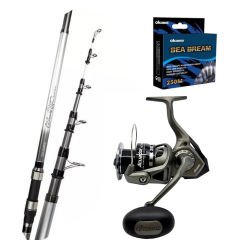 Okuma Acuador 6000 - Okuma Wave Power 420 cm Surf Olta Seti