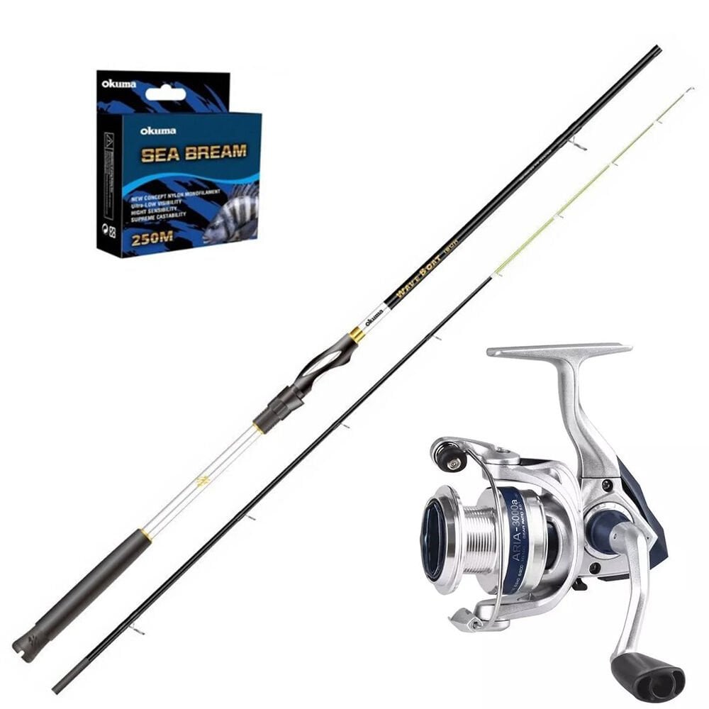 Okuma Aria 8000 - Okuma Wave Boat 180cm Tekne Olta Seti