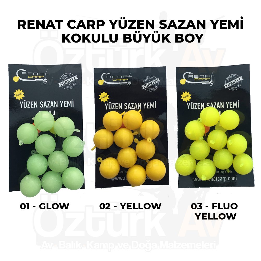 Renat Carp Yüzen Sazan Yemi Kokulu Büyük Boy