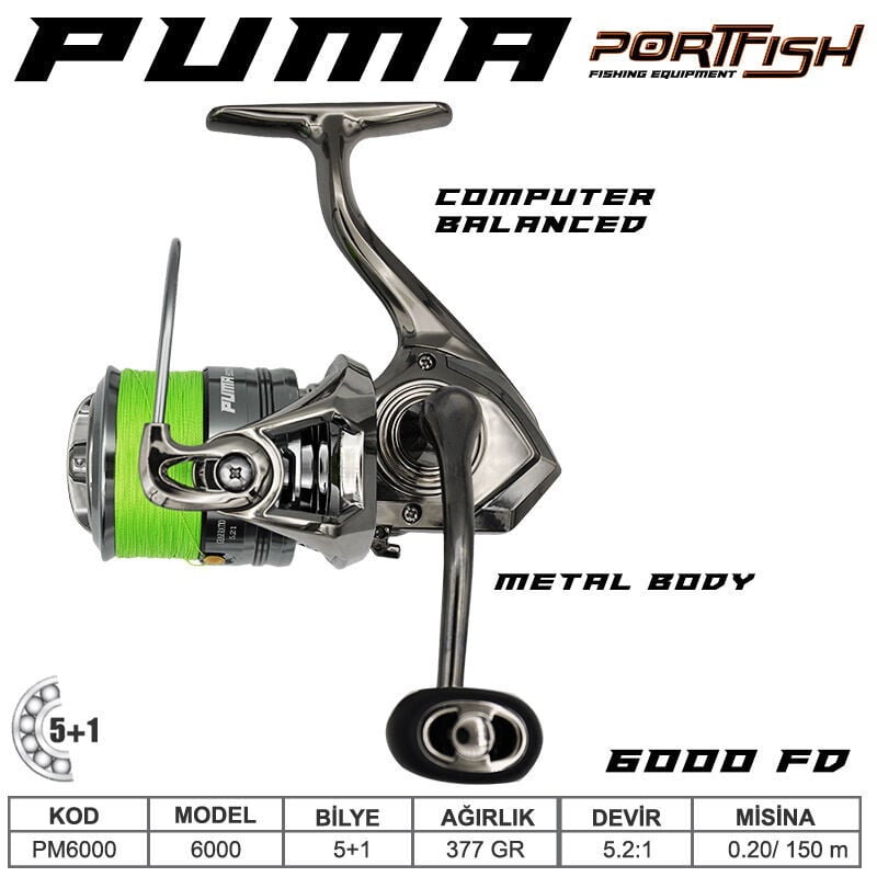 Portfish  Puma 6000 Olta Makinası