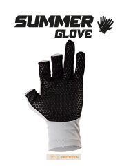 Fujin Pro Angler S24 Summer Gloves Grey