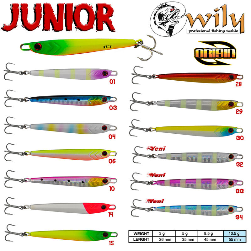 Wily Junior Jig Gündüz Serisi 3lü set