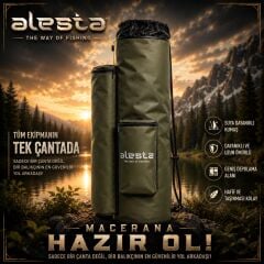 ÇOK AMAÇLI KAMIŞ VE MALZEME ÇANTASI 90X22CM HAKİ