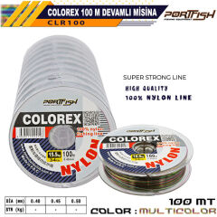 Portfish Colorex Misina 100 mt Ebruli Devamlı 10 Adetli