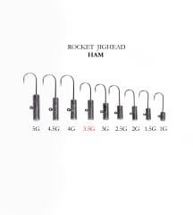 ROCKET JIGHEAD HAM 4P 3.5G