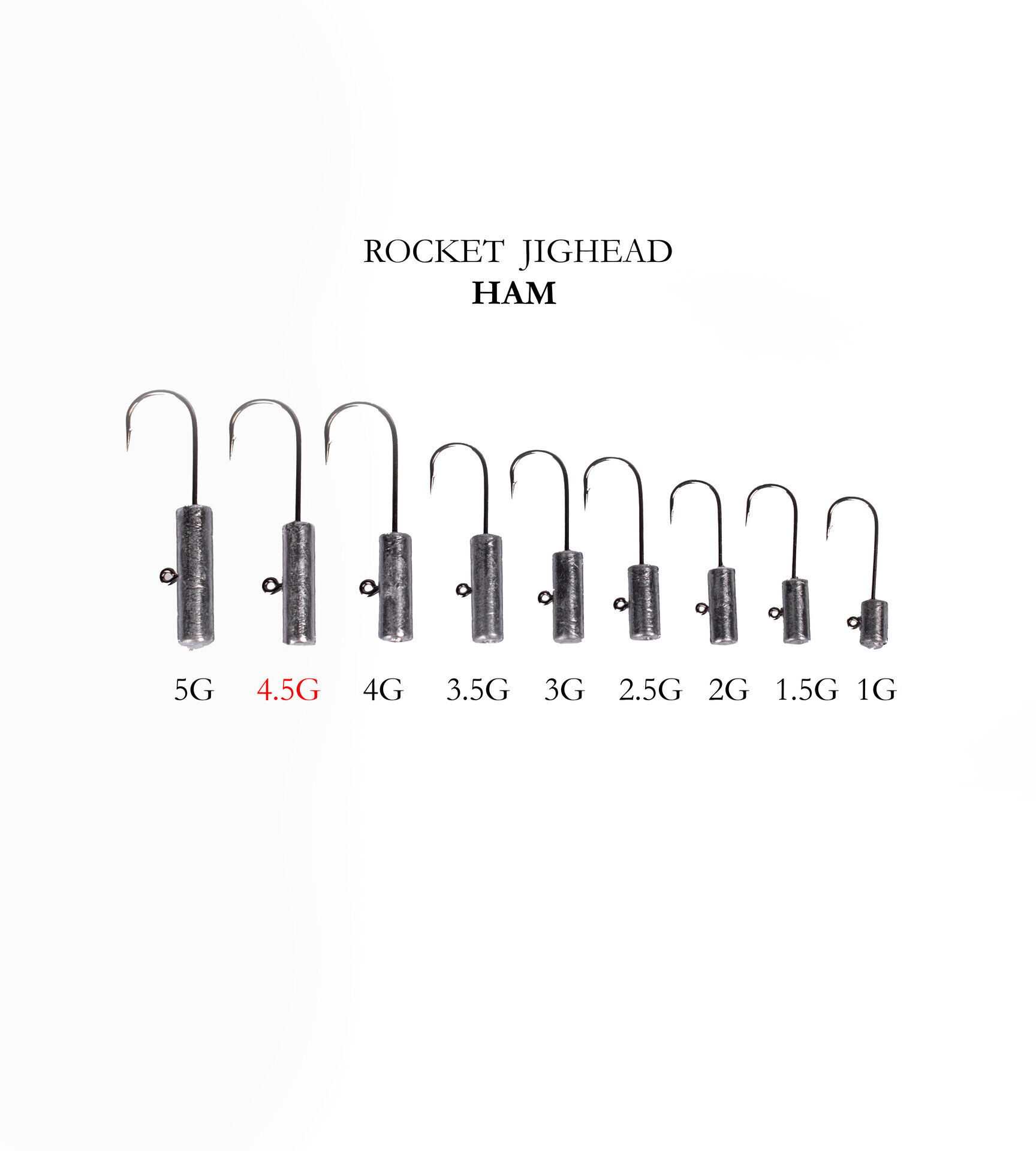 ROCKET JIGHEAD HAM 4P 4.5G