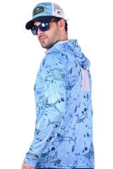Fujin Pro Angler T-Shirt Blue Fish