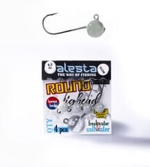 ROUND JIGHEAD GLOW 4P 4.5G