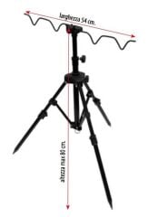 Lineaeffe 6313055 Tripod Ayarlanabilir 4lü Kamış Sehpası 80cm