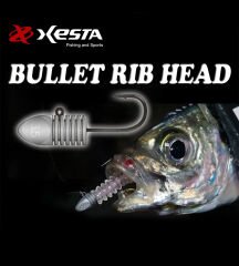XESTA BULLET RIBHEAD JIG HEAD #8 4P 1.2G