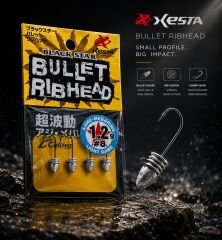 XESTA BULLET RIBHEAD JIG HEAD #8 4P 1.2G
