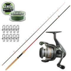 Okuma Revenger 40 - Remixon Red Zoom 270 cm Spin Olta Seti