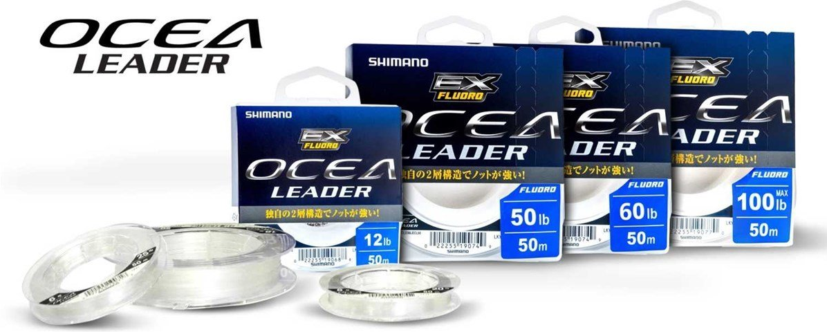 Shimano Ocea Leader EX Fluorocarbon Misina 50m 0.239 mm 8lb Clear