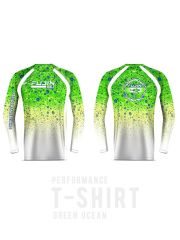 Fujin Performance T-Shirt Green Ocean