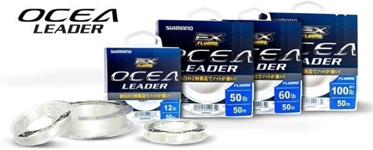 Shimano Ocea Leader EX Fluorocarbon Misina 50m 0.377mm 20lb Clear