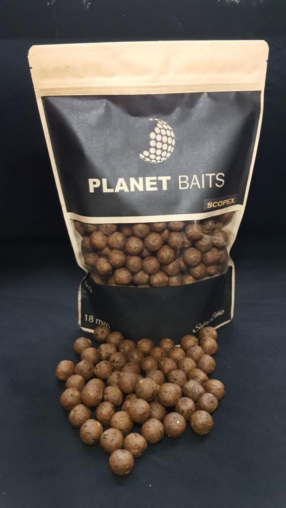 Planet Baits Scopex 1kg 18mm Boilie Yem
