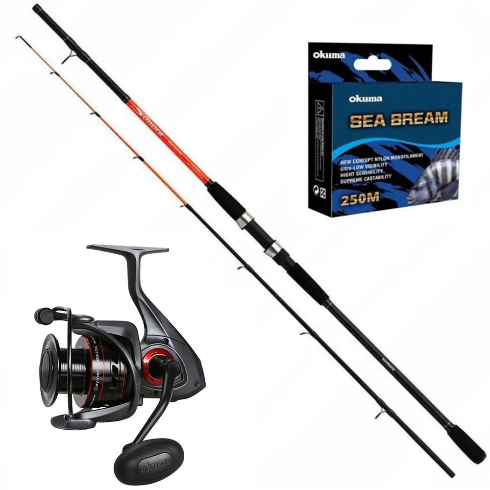 Okuma Ceymar 6000 - Shimano Sonora 210cm Tekne Olta Seti