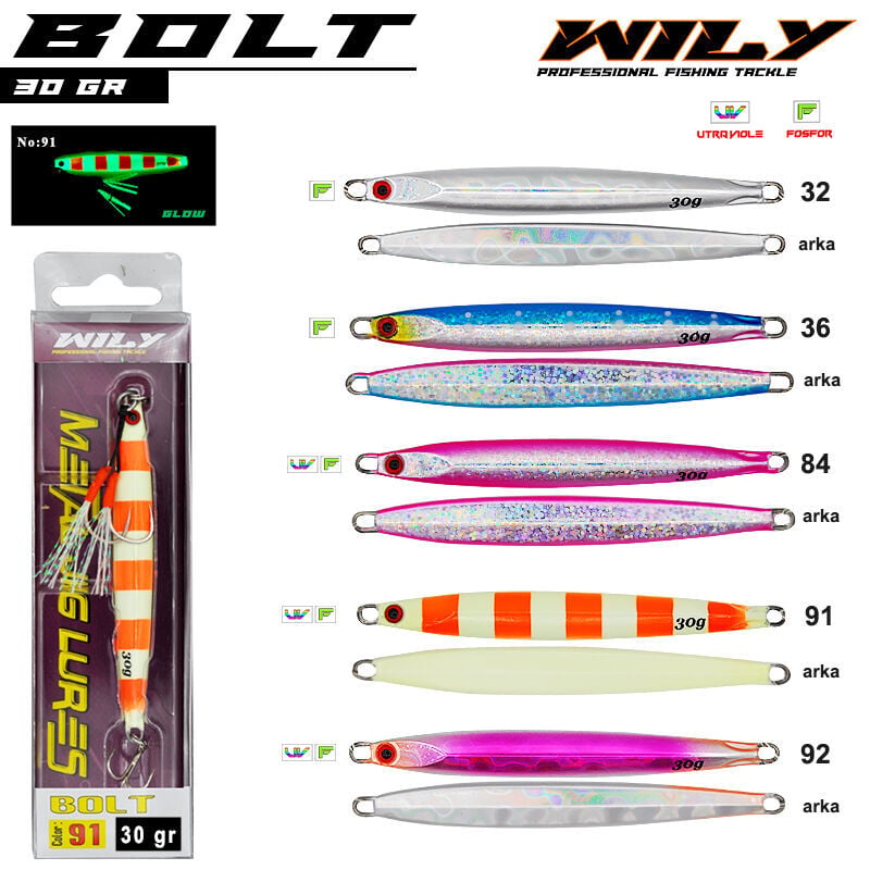 Wily Bolt Jig 30 gr