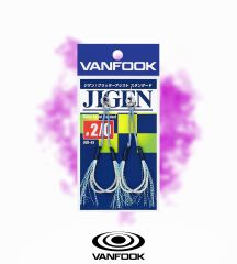 VANFOOK JGR-45 JIGEN GLITTER STD ASIS 2P #2/0