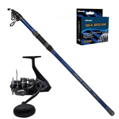 Okuma Wave Power 6000 - Kendo Blue Bass 420cm Surf Olta Seti
