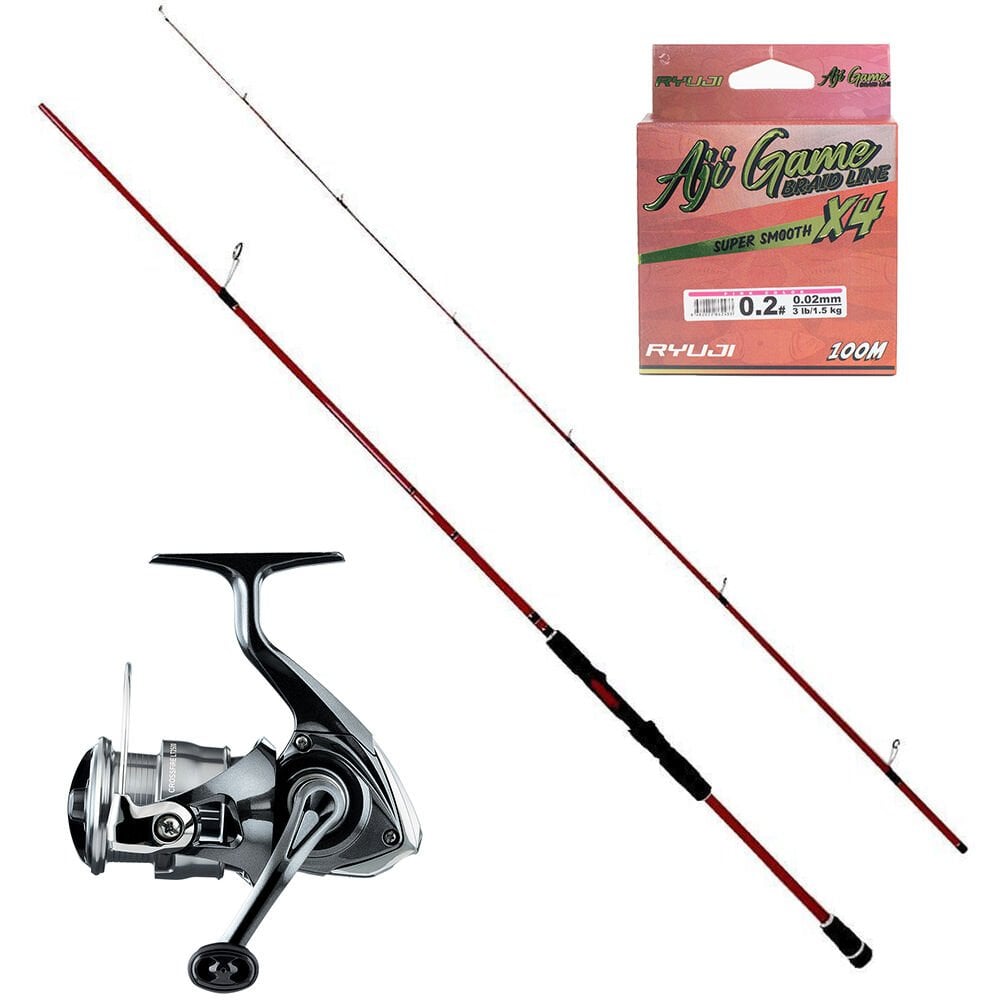 Okuma Red Spin 212cm 1-12gr - Daiwa Crossfire LT 26 1000 LRF Olta Seti