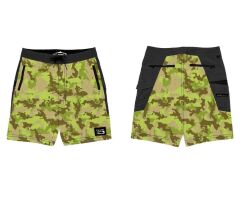 Fujin Performance Short Camo Pistachio