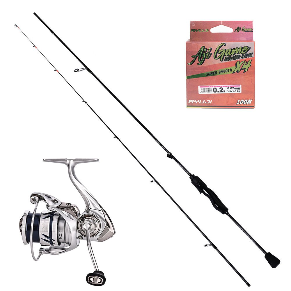 Fujin Ajime Black Swan 205cm 04-5gr  - Fujin Theone 1000 LRF Olta Seti