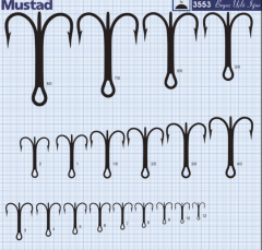 Mustad Olta İğnesi 3553 50li