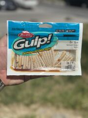 Berkley Gulp Sandworm 5cm 24 Adet Kokulu Silikon Yem