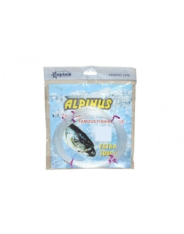 Captain Alpinus Poşet Misina 4x25 Bağlantılı 100mt Beyaz