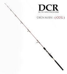 DCR PİRİ REİS TETİKLİ JIG VE CANLI YEM KAMIŞI 185 CM 150-350 BORDO