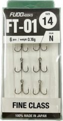 2230 FUDO TREBLE FINE CLASS #6 NIKEL 7P