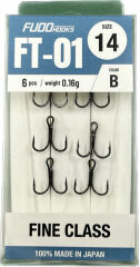 2231 FUDO TREBLE FINE CLASS #12 BLACK NIKEL 6P