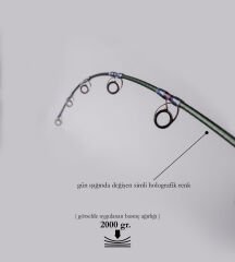DCR PİRİ REİS TETİKLİ JIG VE CANLI YEM KAMIŞI 185 CM 150-350 MOR