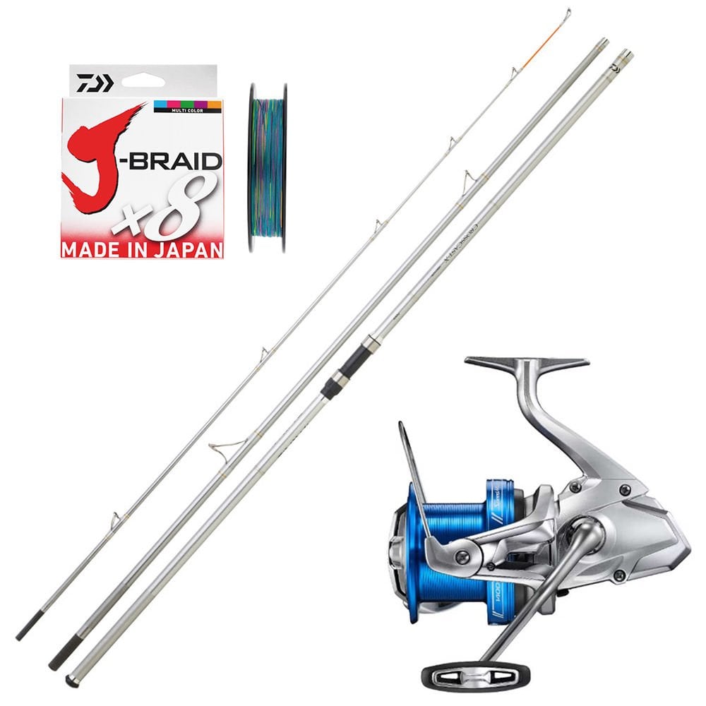 Shimano SpeedMaster 14000XSD - Daiwa Crosscast 420cm 100-225gr Surf Olta Seti