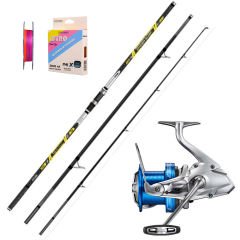 Shimano SpeedMaster 14000XSD - Ryobi Chiba 420cm 100-300gr Surf Olta Seti