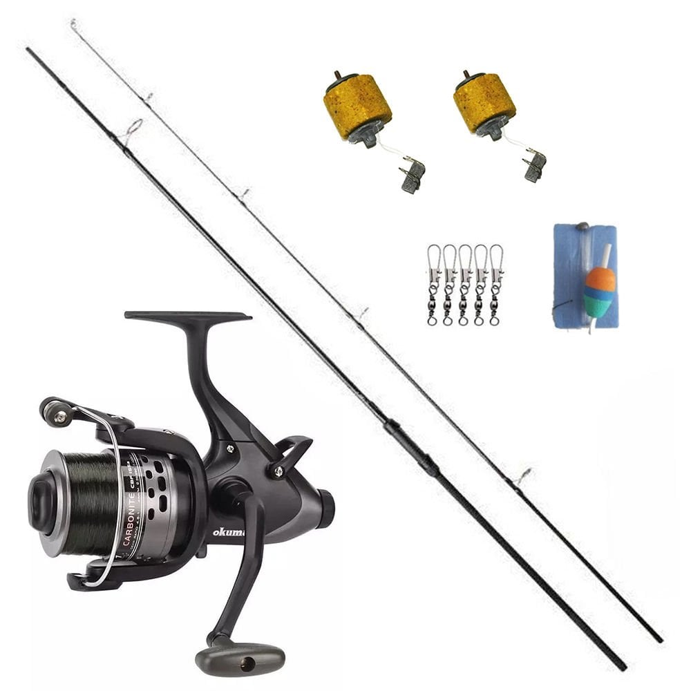 Okuma Carbonite Baitfeeder XP-155a  - Prologıc C1  360cm 3.5LBS Sazan Olta Seti