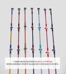 DCR PİRİ REİS JIG VE CANLI YEM KAMIŞI 185 CM 150-350 TURUNCU