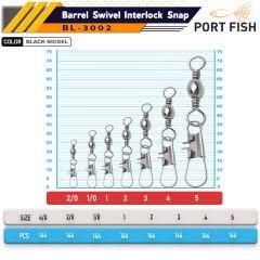 Portfish BL-3002 Klipsli Fırdöndü-Kilitli Sarı 144 Ad