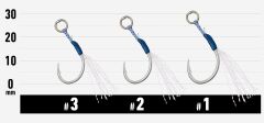 VANFOOK MJ-04 MICRO JIG TINSEL ASSIST 0.5CM 2P #1