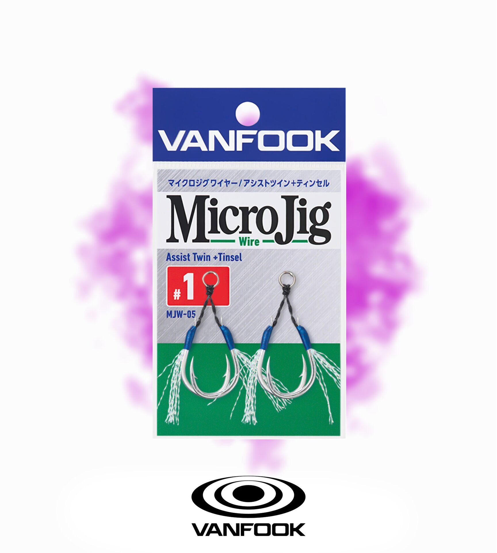 VANFOOK MJW-05 MICRO JIG WIRE TN ASIS 1CM 2P #1