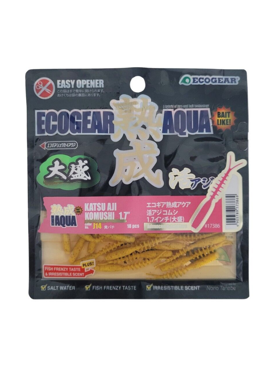 Ecogear Aqua Katsu Aji Komushi 1.7'' 4.3 Cm Lrf Silikonu J14
