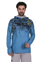 Fujin Pro Angler T-Shirt Blue Reef