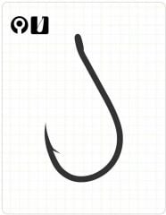 1101 CHINU W/RING #5/0 BLACK NIKEL 3P