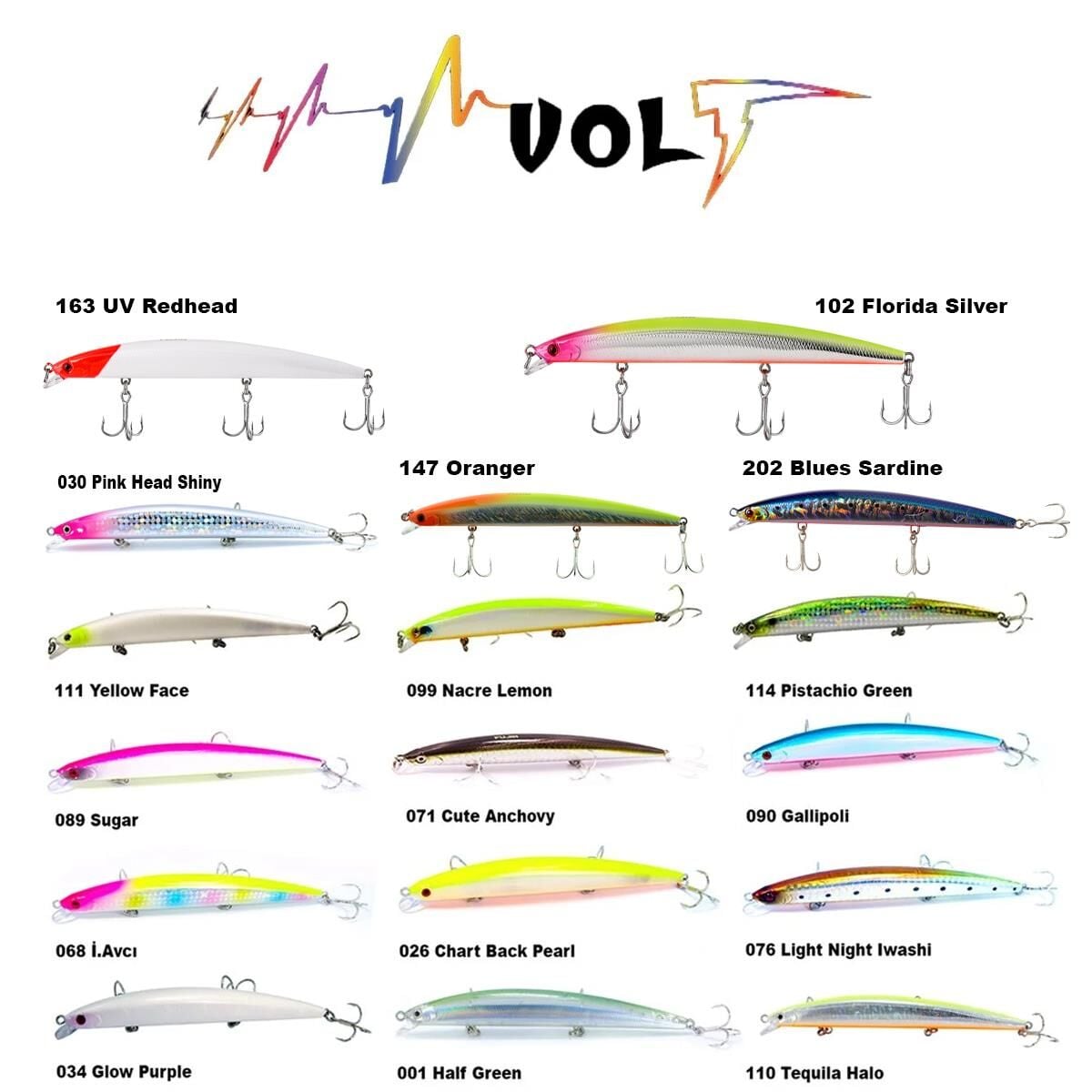 Fujin Volt Vl125F 14gr 12.5cm Slow Sinking Maket Balık