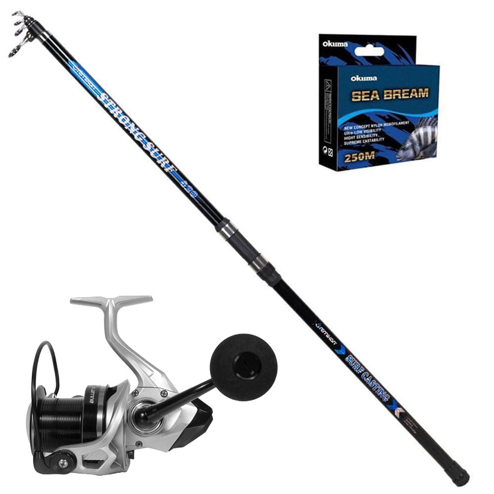 Ryuji Bullet 8000 - Remixon Strong 420cm 100-250gr Surf Olta Seti