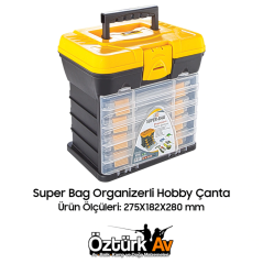Super Bag Organizerli Hobby Balıkçı Çantası
