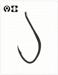 2501 SHIN-AJI W/ RING #8 BLACK NIKEL 14P